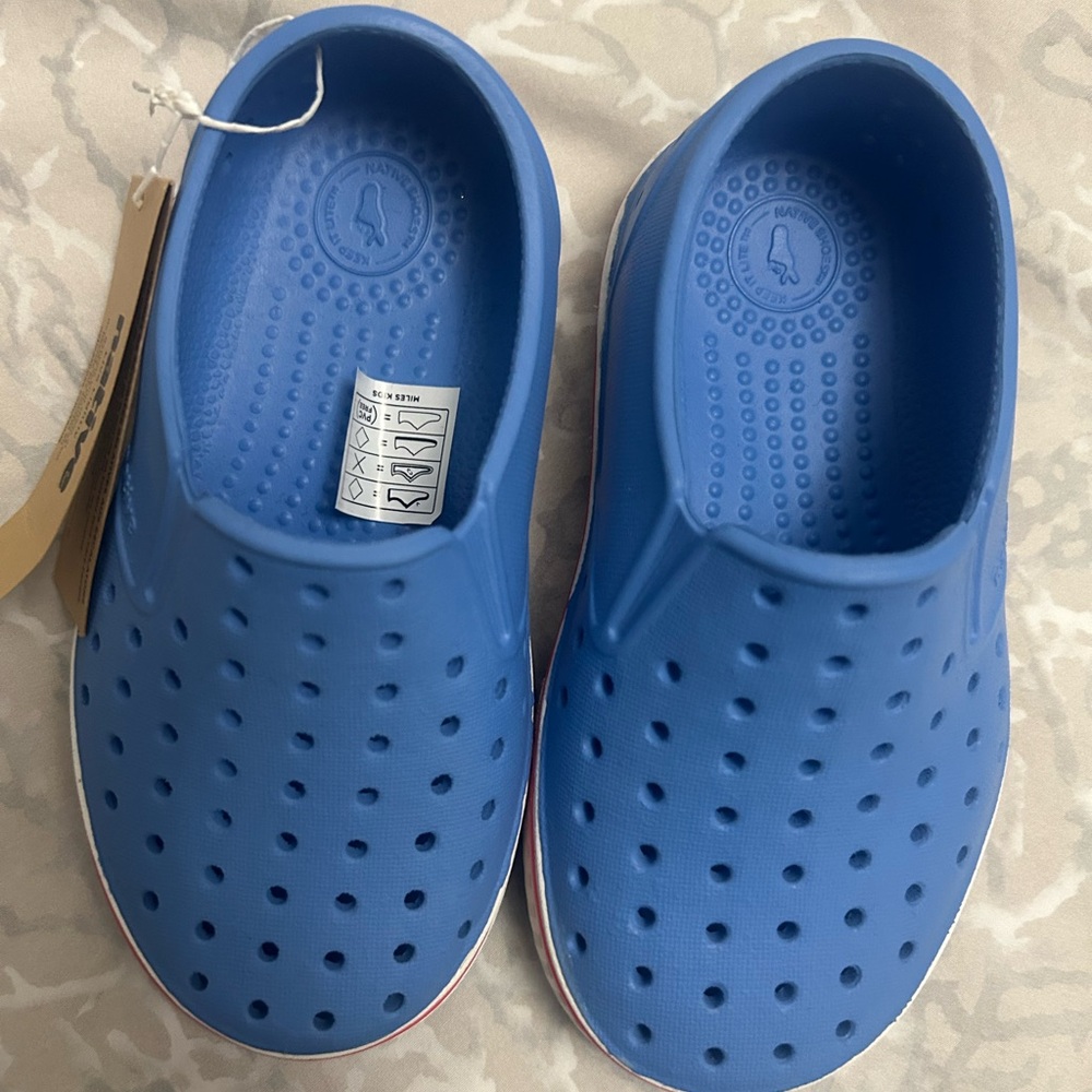 Natives Blue Slip-On Shoes
